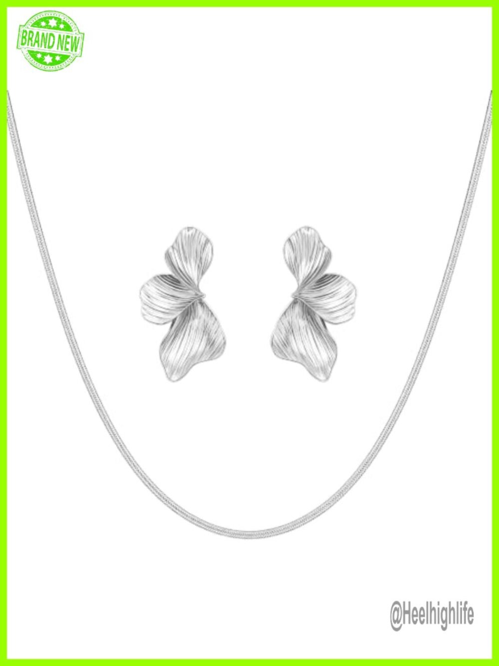 Gold Plated Sectored Flower Leaf Angel Wing Statement Earrings Hypoallergenic